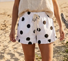 Polka Dot Poplin Shorts