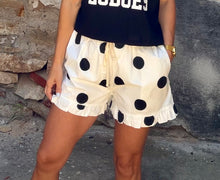 Polka Dot Poplin Shorts
