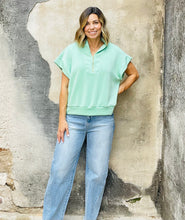 Tif Half Zip Scuba Top
