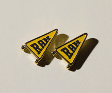 Black & Yellow Rah Stud Earrings